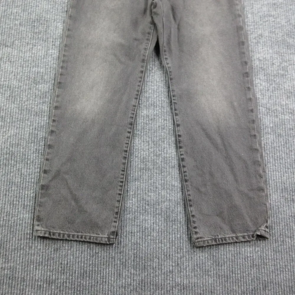 Levi's 501 '90s Jeans Mens 28 Black Cropped Straight Relaxed Denim 29x27.5* NWT